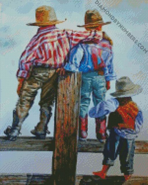 little cowboys diamond paintings