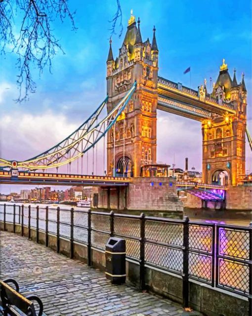 london-bridge-night-paint-by-number