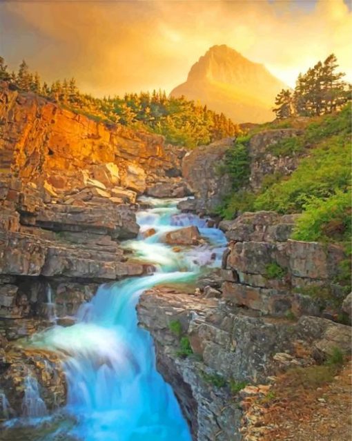 mountain-waterfall-paint-by-numbers