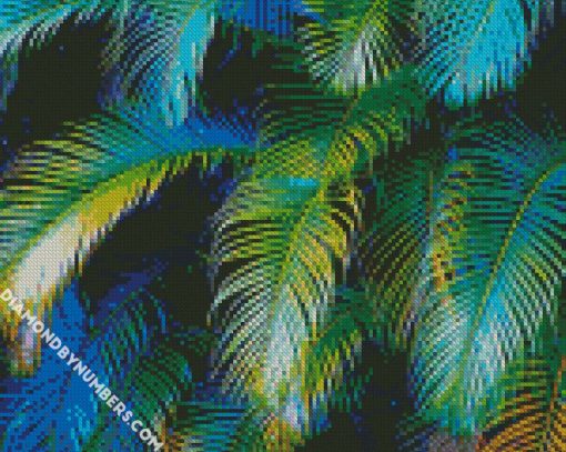 palm leaves LOVER diamond paintings
