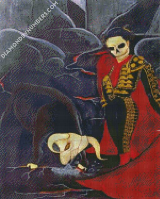 skull matador diamond paintings