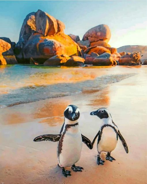 south-african-penguin-paint-by-number