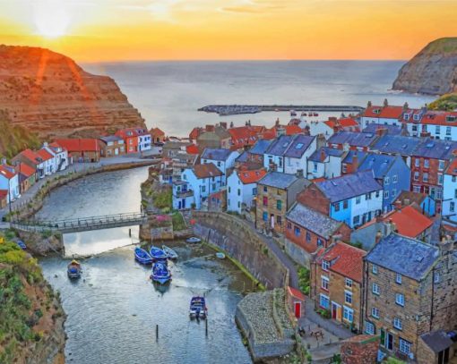whitby-abbey-houses-paint-by-numbers