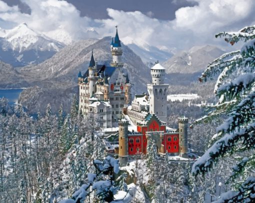 winter-at-neuschwanstein-paint-by-numbers