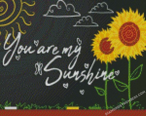 you are my sunshine diamond paintings