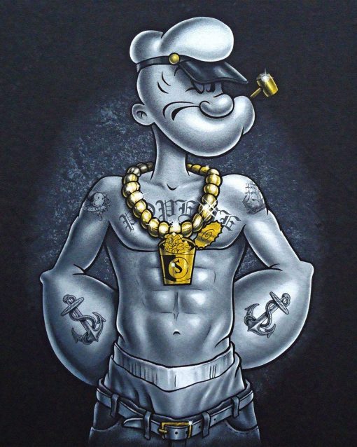 Gangster The Sailor man Popeye diamond painting