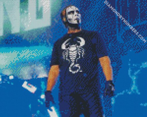 Aew Sting diamond painting