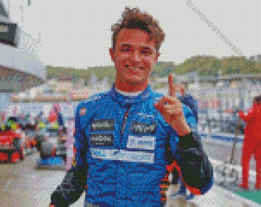 Lando Norris diamond painting