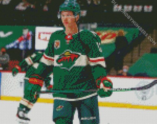 Minnesota Wild Player diamond painti