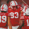 Nebraska Football paint by numbers