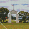 Peace Arch Provincial Park White Rock paint by numbers