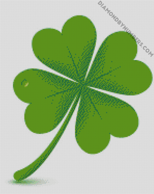 Shamrock paint by numbers