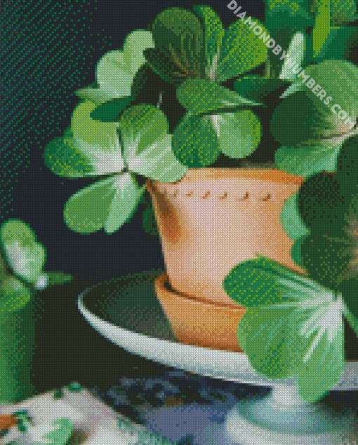 Shamrock paint by numbers