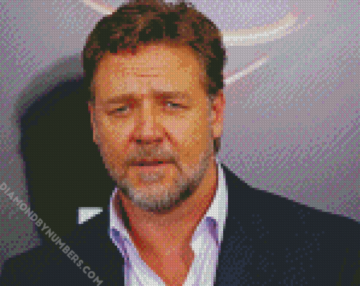 The Actor Russell Crowe paint by numbers