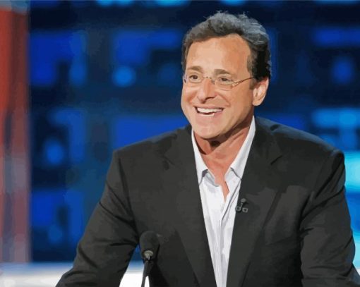 Bob Saget paint by numbers