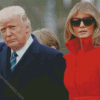 Donald and Milano Trump diamond painting