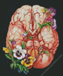 Floral Brain 5D Diamond Painting