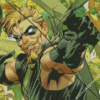 Aesthetic Green Arrow diamond painting