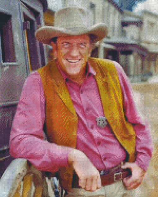 Gunsmoke Matt Dillon diamond painting