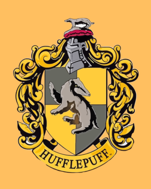 Hufflepuff paint by numbers