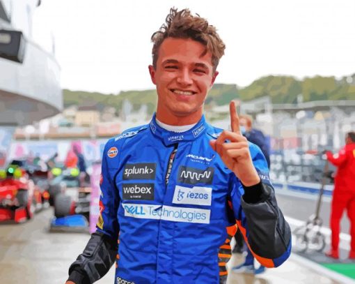 Lando Norris diamond painting