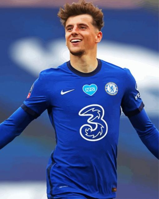 Mason Mount Footballer paint by numbers