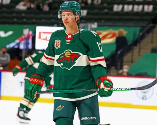 Minnesota Wild Player diamond painti