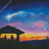 Nativity Scene Silhouette 5D Diamond Painting