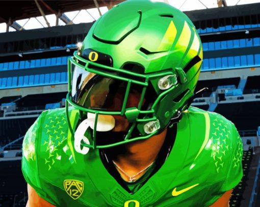 Oregon Ducks Diamond by numbers