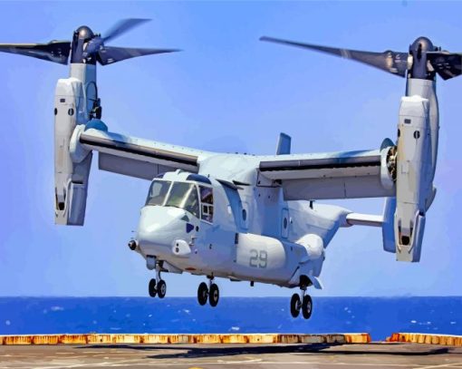Osprey Helicopter diamond painting
