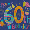 Aesthetic 60th Birthday Diamond by numbers