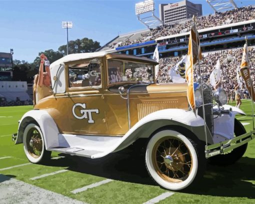 Aesthetic Ramblin Wreck Paint By Number