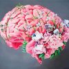 Floral Brain art diamond paint by numbers