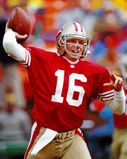 Joe Montana diamond painti
