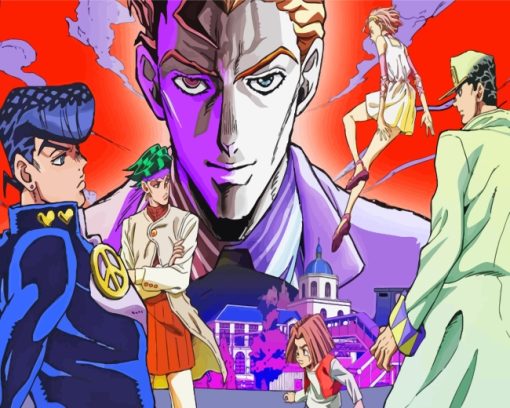 Jojo Bizarre Adventure Diamond by numbers