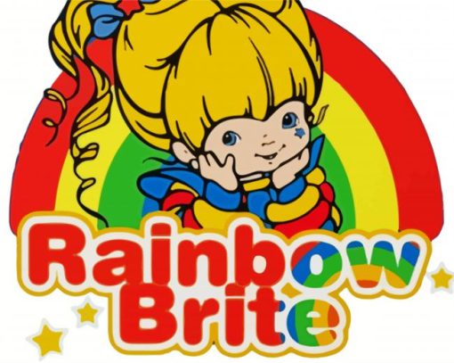 Rainbow Brite Illustration Diamond by numbers