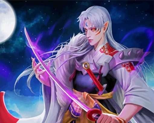 Sesshomaru Inuyasha Anime Diamond by numbers