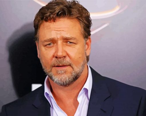 The Actor Russell Crowe paint by numbers