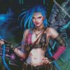 League Of Legends Jinx diamond painting
