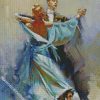 Abstract Ballroom Dancers diamond painting