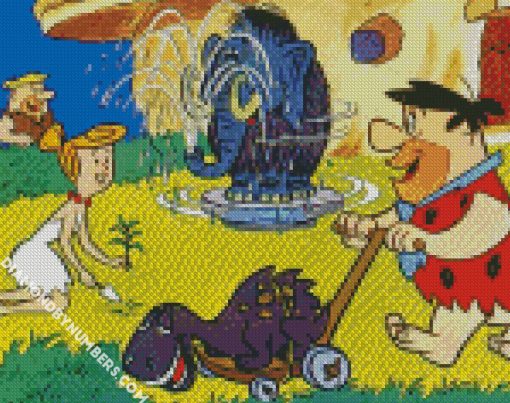 Aesthetic Flintstones diamond paintings