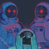Aesthetic Amoung Us Game diamond paintings