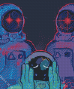 Aesthetic Amoung Us Game diamond paintings