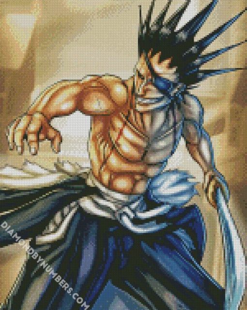 Kenpachi Bleach diamond painting