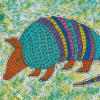 Colorful Armadillo diamond paintings