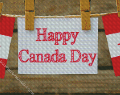 Happy Canada Day diamond paintings