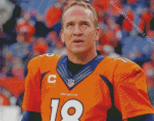 Peyton Manning diamond paintings