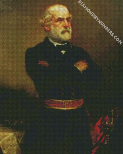 Vintage Robert Edward Lee Diamond Painting