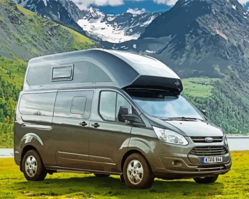 Camper Van Bus diamond painting