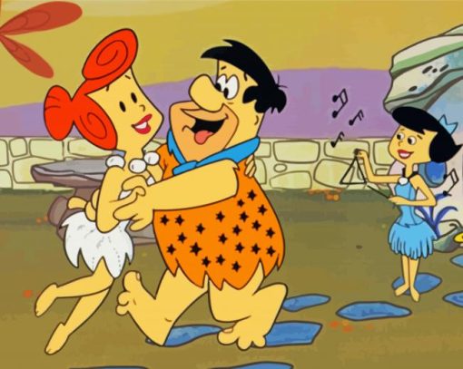 Flintstones cartoon diamond paintings